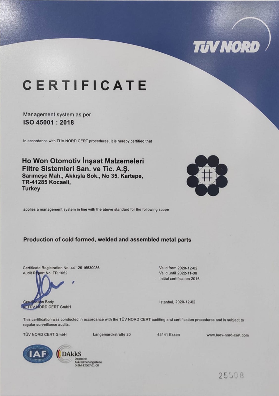 ISO 45001 : 2018